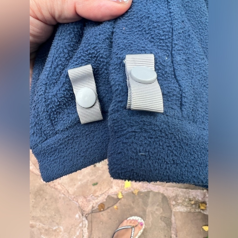 ▶️ The North Face ◀️ Fleece full zip jacket. Blue / baby blue. Size Small. - Picture 7 of 8